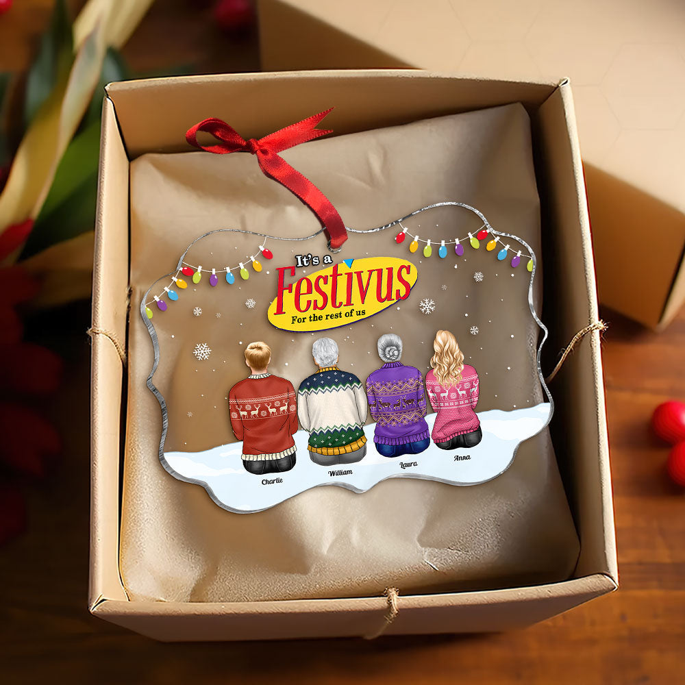 Alternative view of Personalized Gifts For Family Christmas Ornament 01acti201124 A Festivus For The Rest Of Us