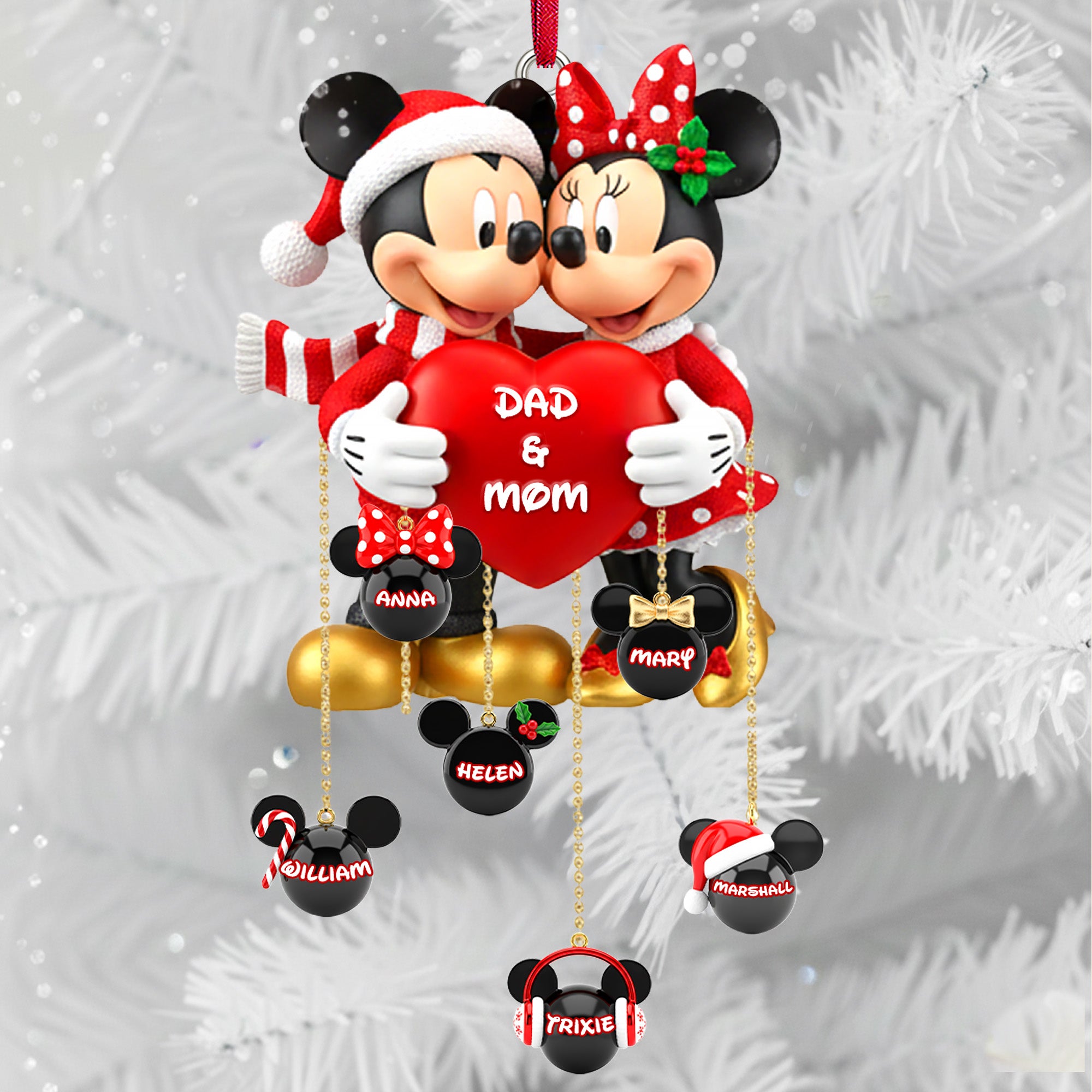 Alternative view of Personalized Gifts For Family Christmas Ornament 01kimg061125