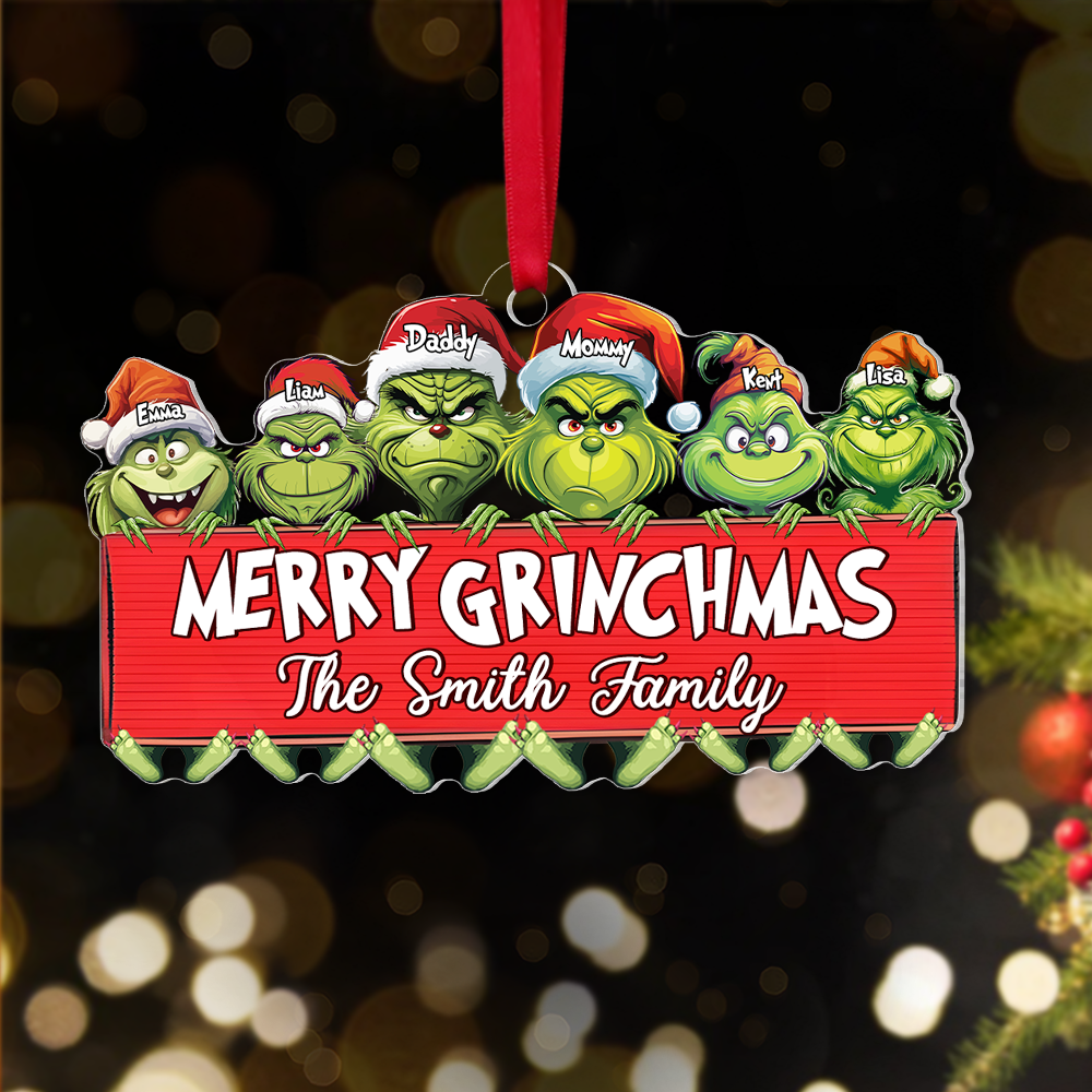 Personalized Gifts For Family Christmas Ornament 01ohpu300924