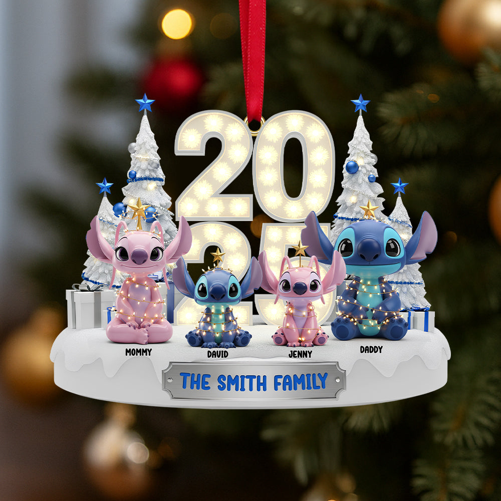 Alternative view of Personalized Gifts For Family Christmas Ornament 01ohtn201025