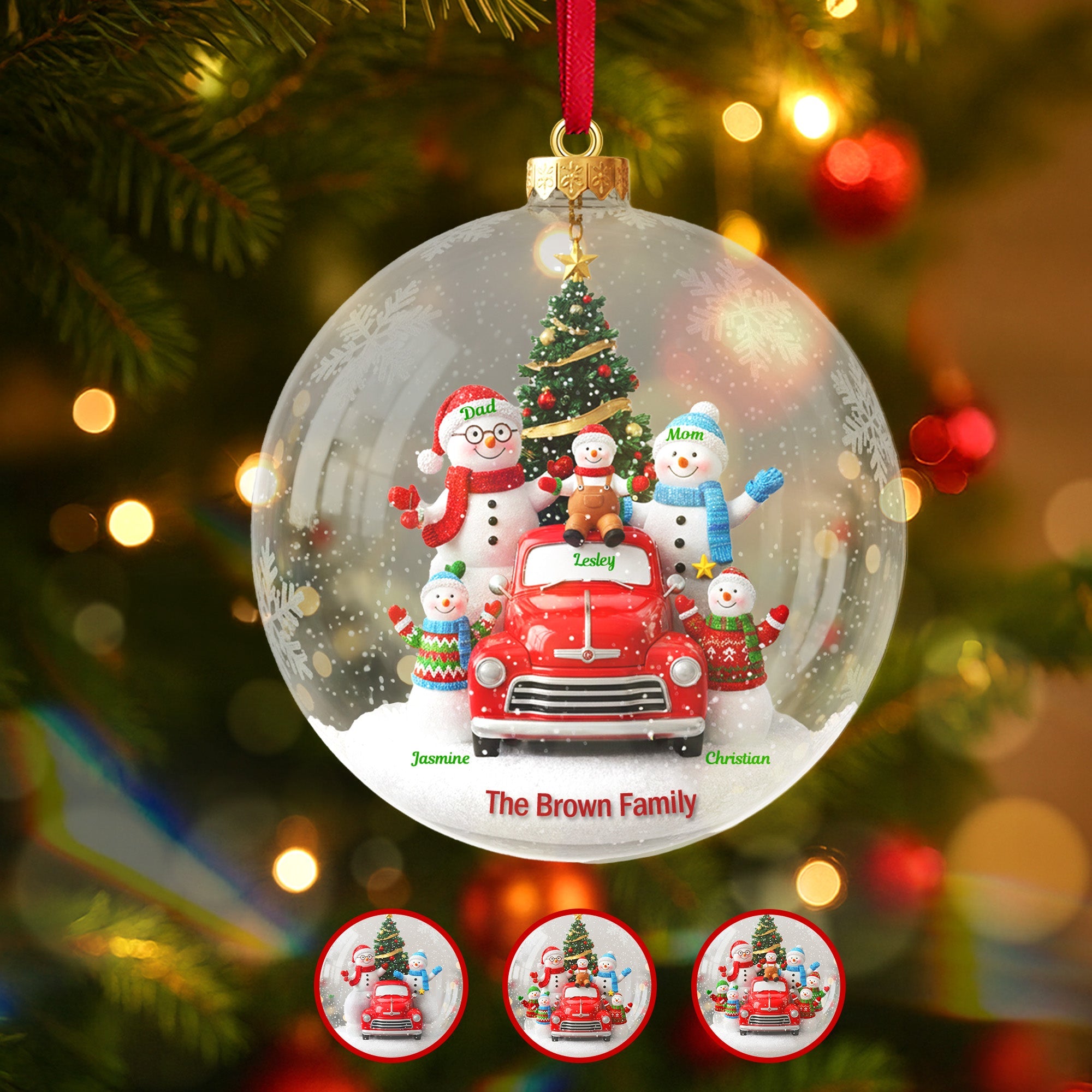 Personalized Gifts For Family Christmas Ornament 01tomg011025 - Image 3