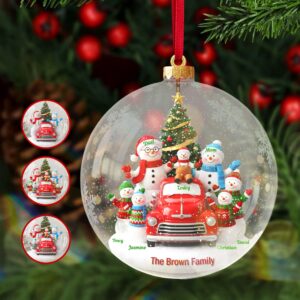 Alternative view of Personalized Gifts For Family Christmas Ornament 01tomg011025