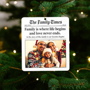 Personalized Gifts For Family Christmas Ornament 02hytn150925