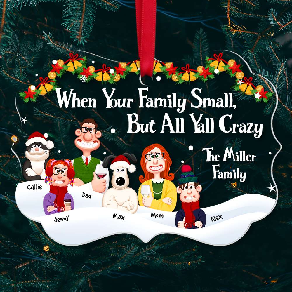 Personalized Gifts For Family Christmas Ornament 02KADT141124PA - Image 4