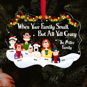 Personalized Gifts For Family Christmas Ornament 02KADT141124PA