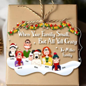 Alternative view of Personalized Gifts For Family Christmas Ornament 02KADT141124PA