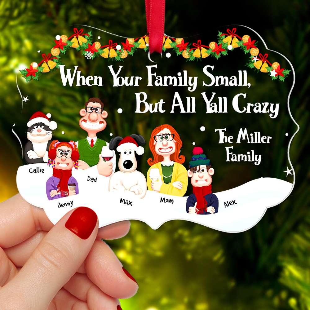Personalized Gifts For Family Christmas Ornament 02KADT141124PA - Image 3