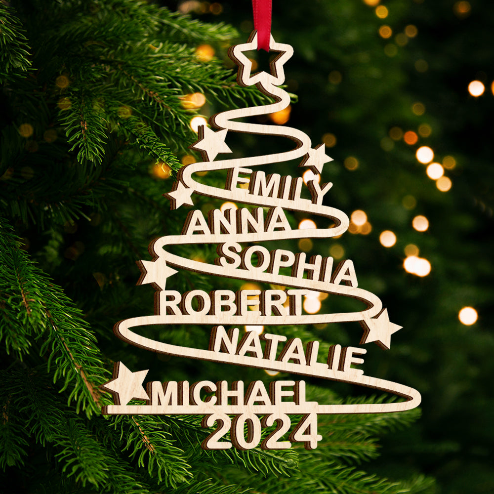 Personalized Gifts For Family Christmas Ornament 04nati230924