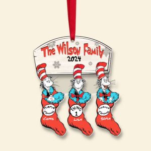 Alternative view of Personalized Gifts For Family Christmas Ornament, Hanging Socks 01QHMH260924