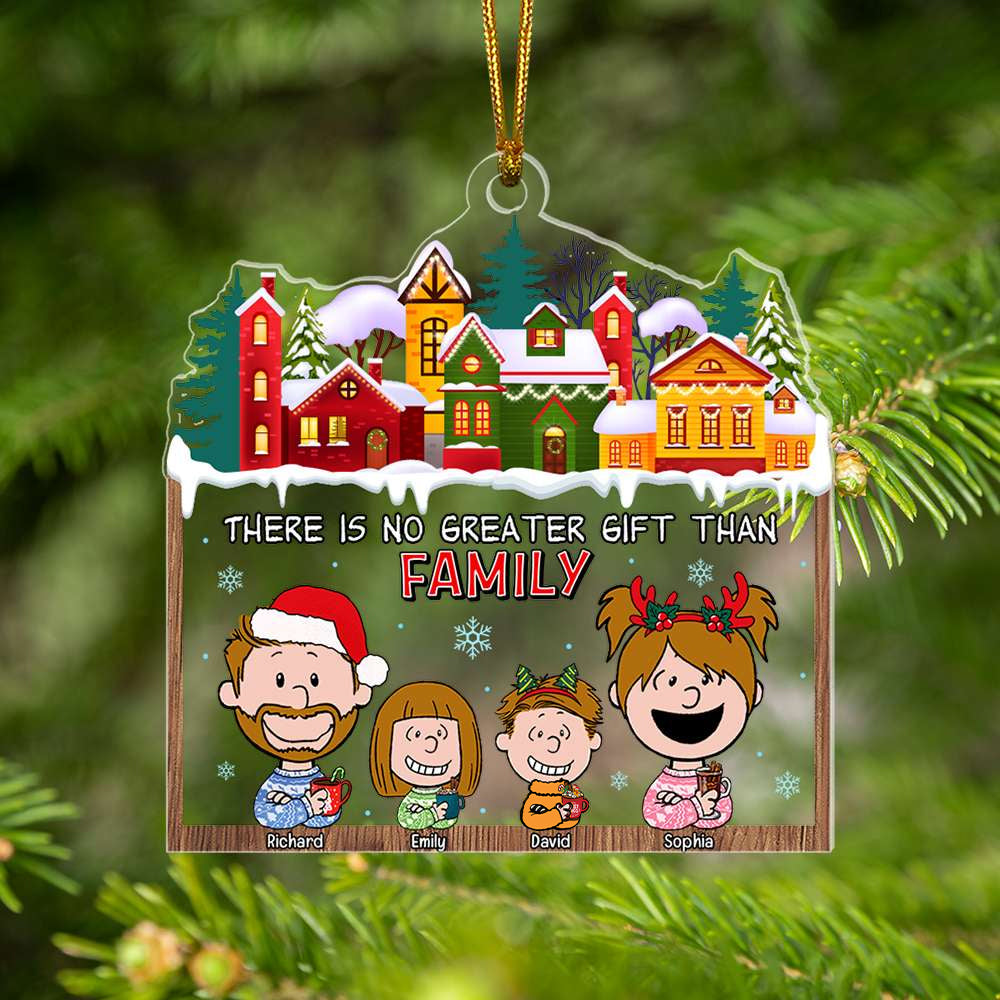 Personalized Gifts for Family, Family Acrylic Ornament 04TOQN090824 - Image 3