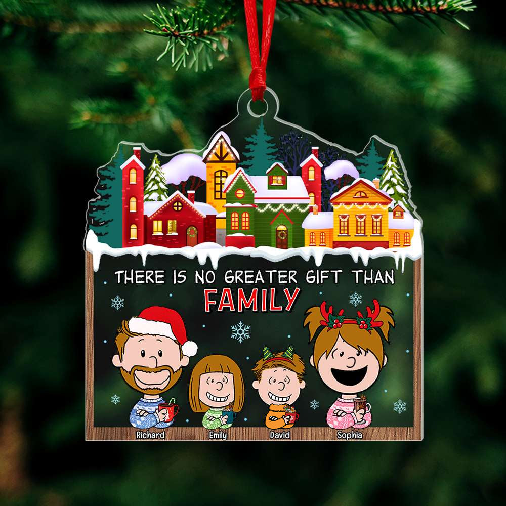 Personalized Gifts for Family, Family Acrylic Ornament 04TOQN090824