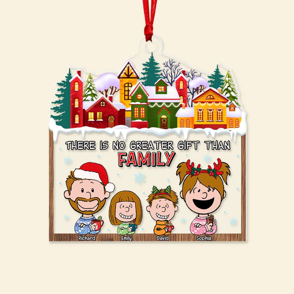 Personalized Gifts for Family, Family Acrylic Ornament 04TOQN090824 - Image 4