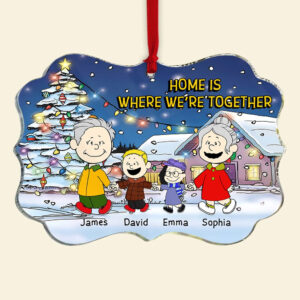 Alternative view of Personalized Gifts for Family, Family Holding Hands Ornament 03todc050824da