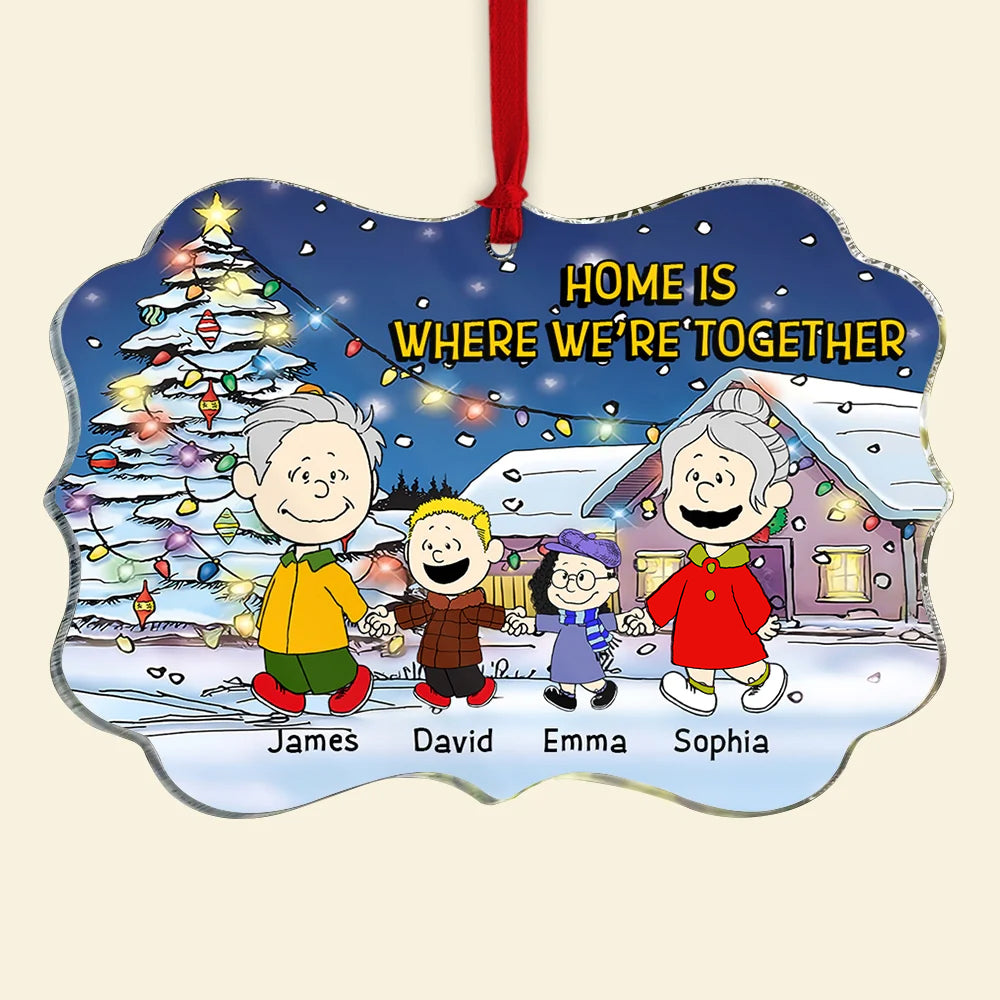 Alternative view of Personalized Gifts for Family, Family Holding Hands Ornament 03todc050824da