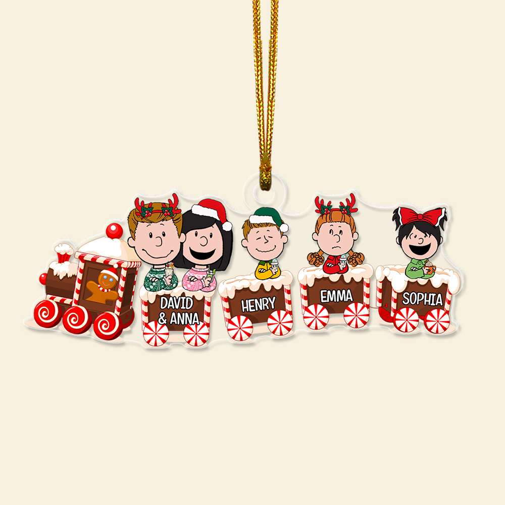 Personalized Gifts For Family Ornament Acrylic Christmas 02XQLU130924HG - Image 4