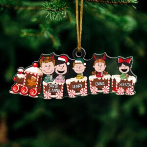 Alternative view of Personalized Gifts For Family Ornament Acrylic Christmas 02XQLU130924HG