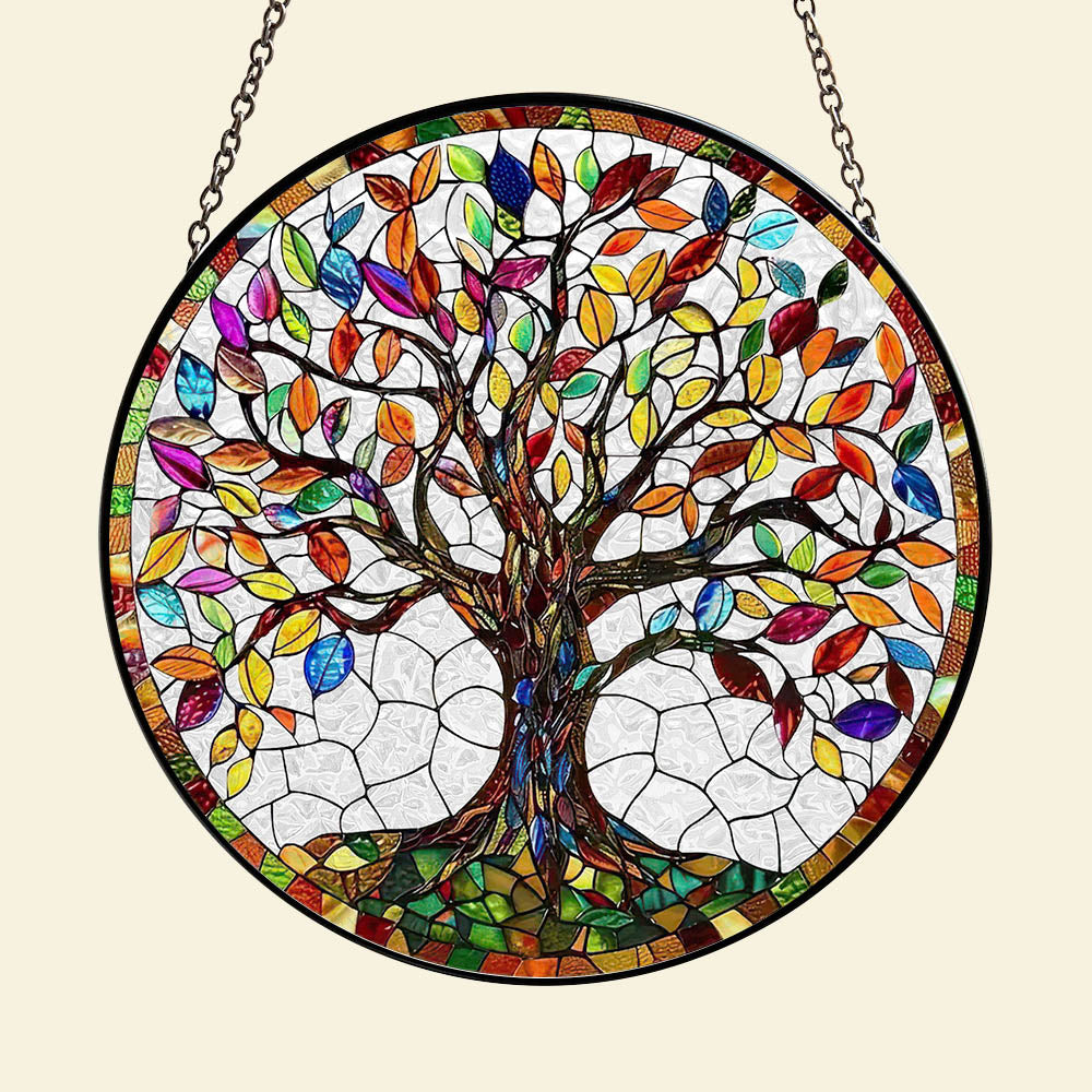 Personalized Gifts For Family Stained Glass 05acdt250824 Family Tree - Image 6