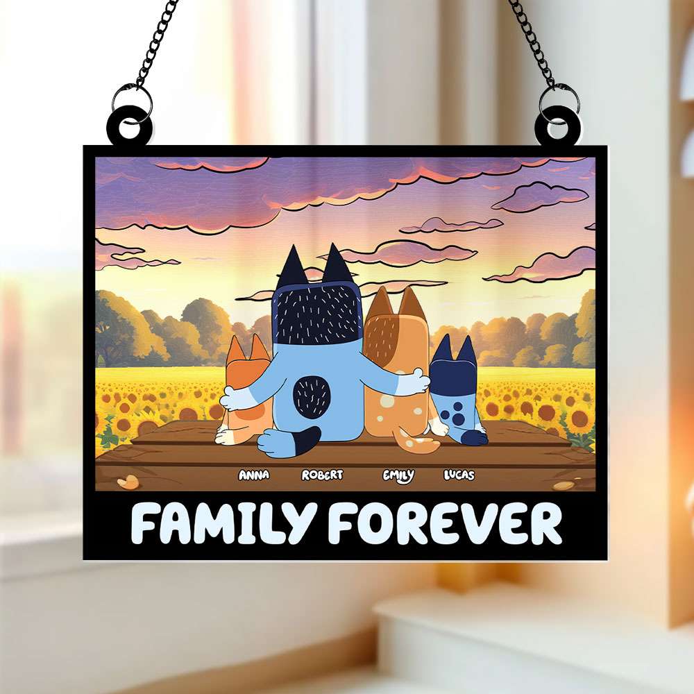 Personalized Gifts For Family Suncatcher Ornament 05NATI010724