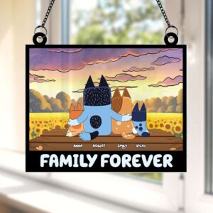 Alternative view of Personalized Gifts For Family Suncatcher Ornament 05NATI010724