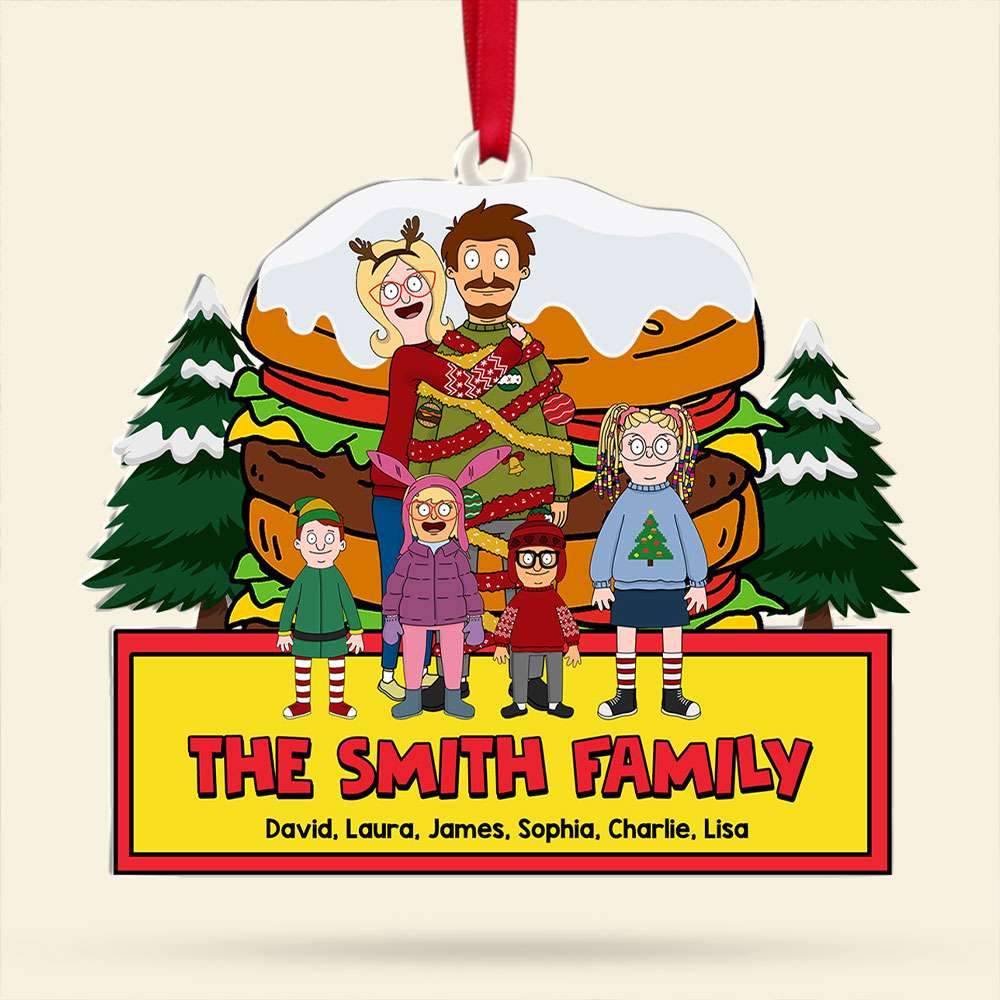 Personalized Gifts For Family, Tasty Acrylic Ornament Christmas 04XQTI091124HG - Image 4