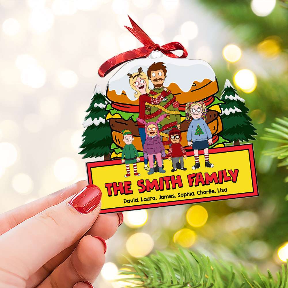 Personalized Gifts For Family, Tasty Acrylic Ornament Christmas 04XQTI091124HG - Image 3