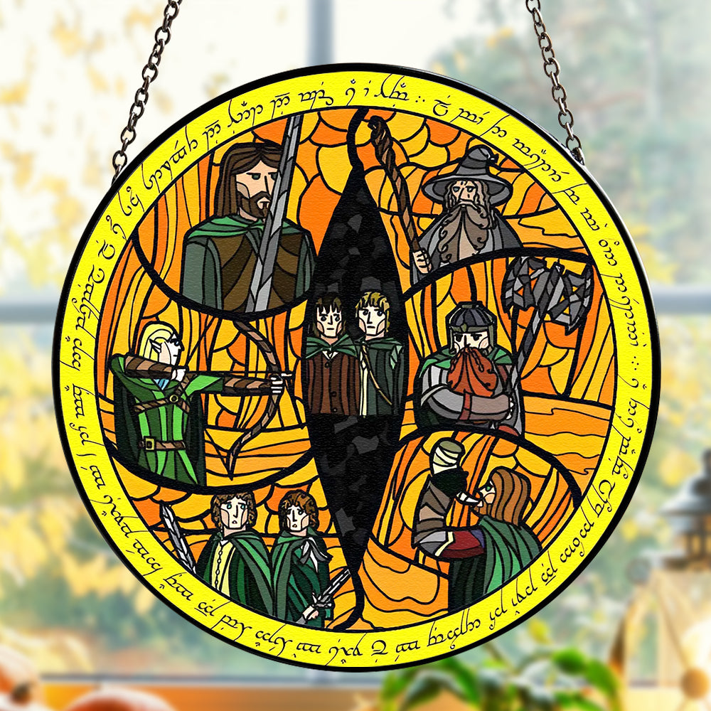 Personalized Gifts For Fantasy Novel & Movie Fans Stained Glass Ornament, Various Locations Suncatcher 01qhtn130924 - Image 5