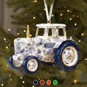 Alternative view of Personalized Gifts For Farmers Christmas Ornament 02pgmg011025