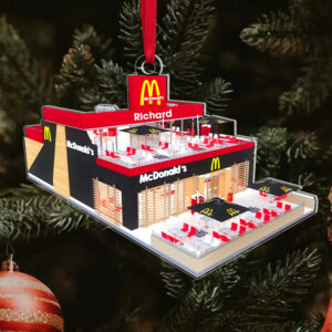 Personalized Gifts For Fast Food Lovers Acrylic Ornament 01kaqn261124