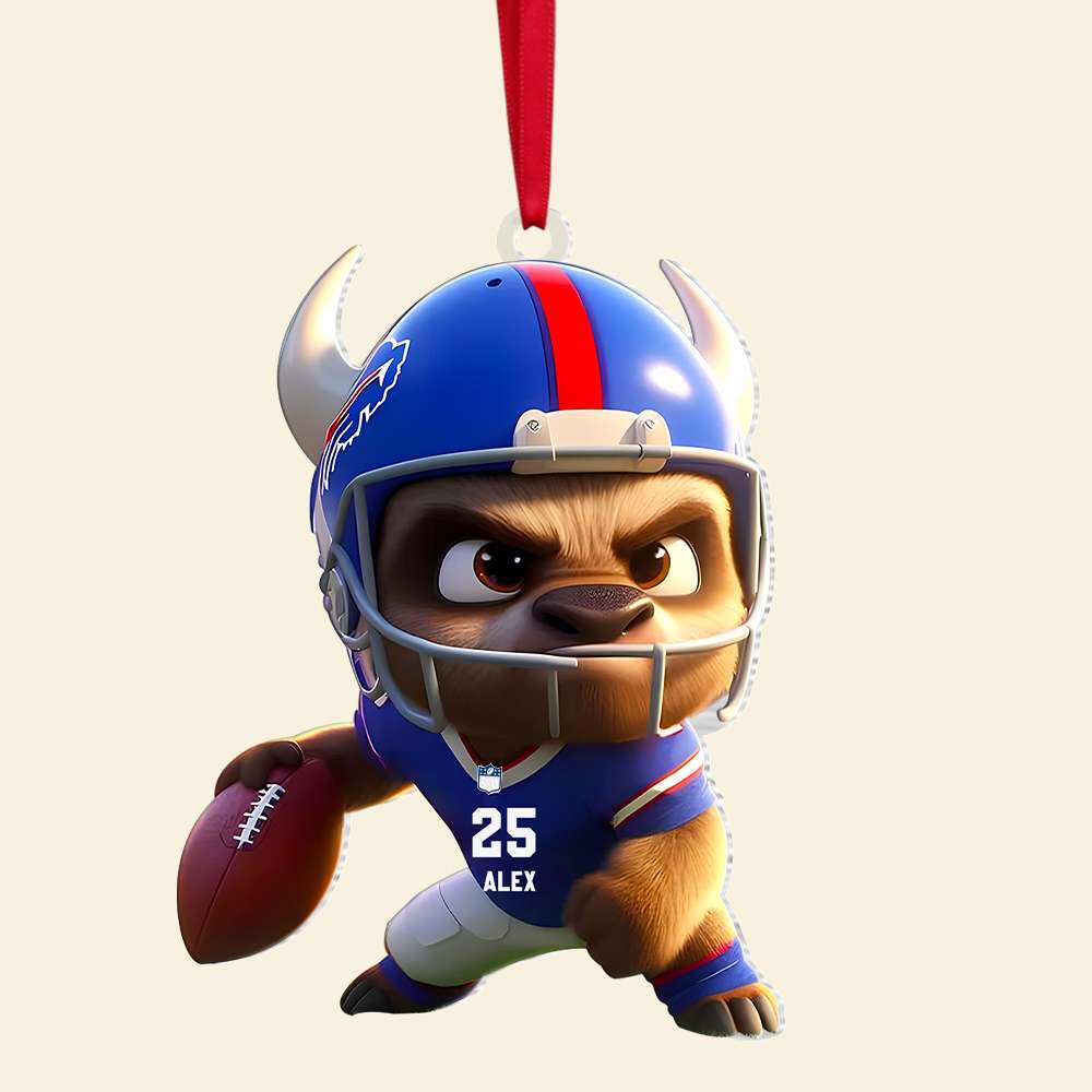 Personalized Gifts For Football Lovers Christmas Ornament 01HUMH221124 - Image 4