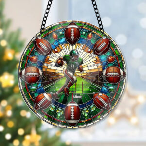Personalized Gifts For Football Lovers Suncatcher Ornament 104acxx270824