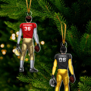 Personalized Gifts For Football Player Acrylic Ornament 03acqn111124tm