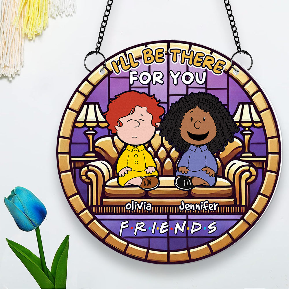 Personalized Gifts For Friend Stained Glass Besties Will Always Be There 01QHDT071224HH - Image 4