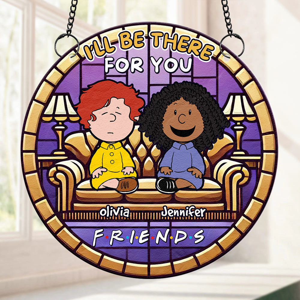 Personalized Gifts For Friend Stained Glass Besties Will Always Be There 01QHDT071224HH