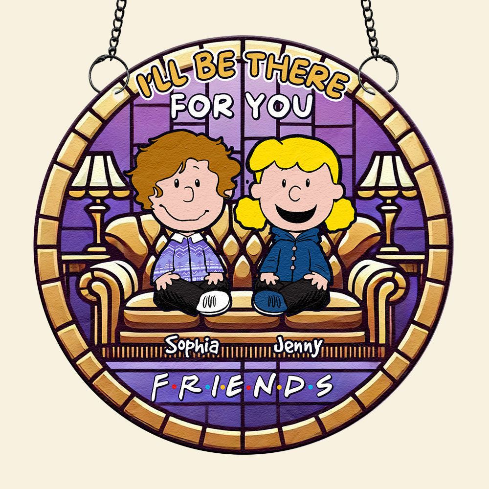 Personalized Gifts For Friend Stained Glass Besties Will Always Be There 01QHDT071224HH - Image 5