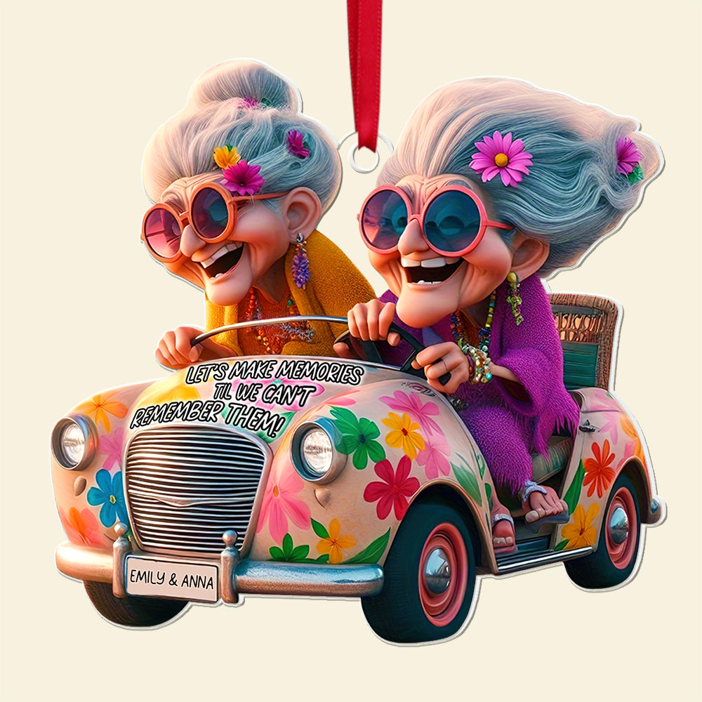 Alternative view of Personalized Gifts For Friends Acrylic Ornament 02kaqn221124