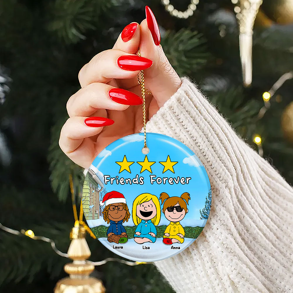 Alternative view of Personalized Gifts For Friends Ceramic Ornament 04OHTI071123HH