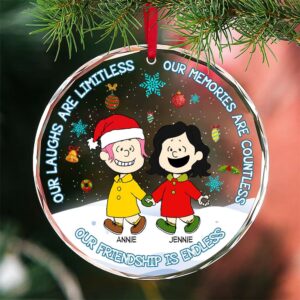 Personalized Gifts For Friends Christmas Crystal Ornament 01XQLU051124HH