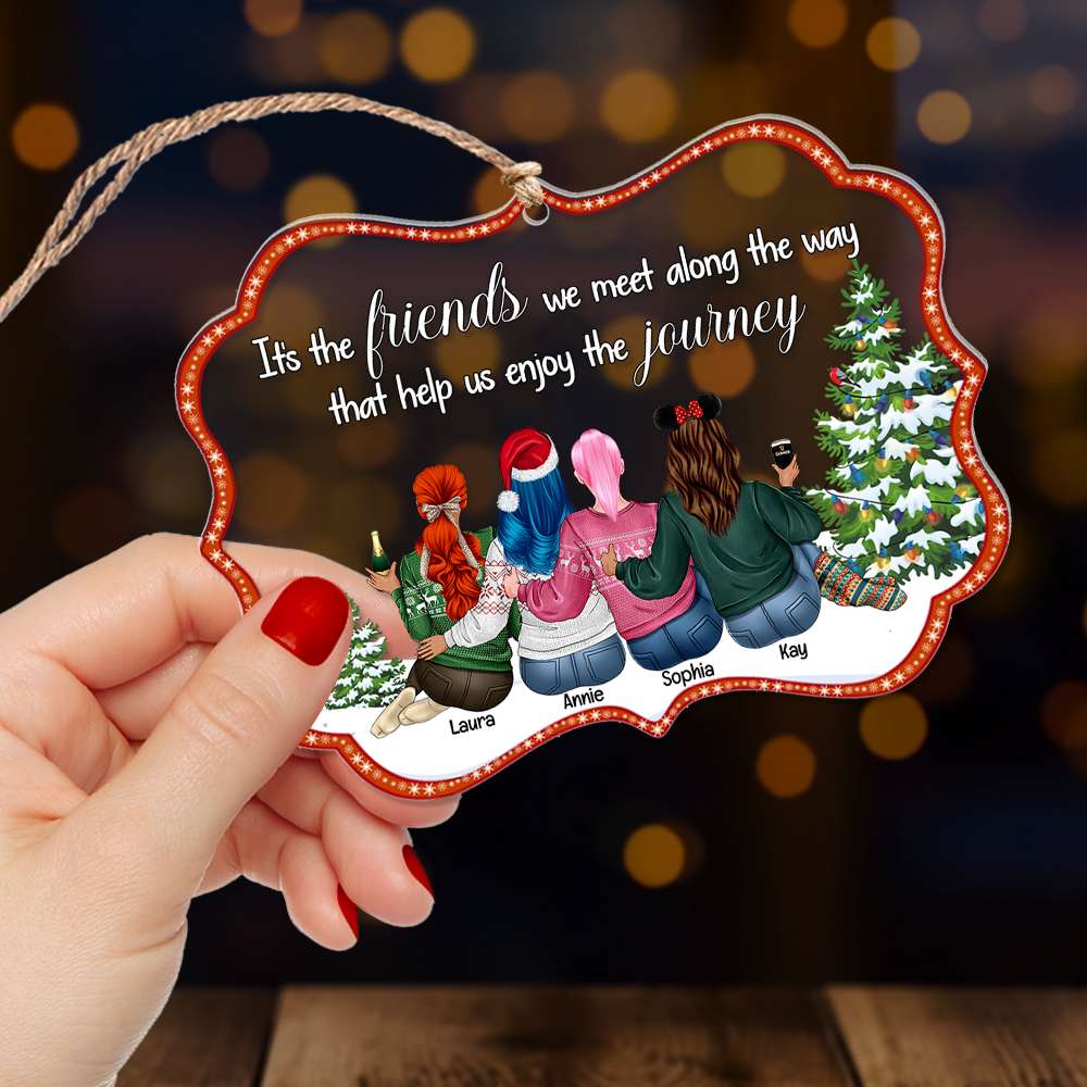 Personalized Gifts For Friends Ornament Christmas 02XQLU300924TM - Image 5