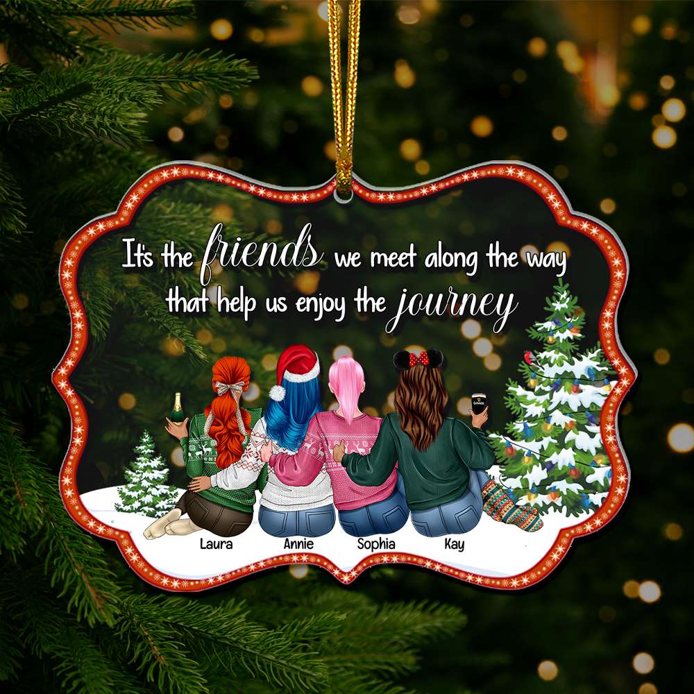Personalized Gifts For Friends Ornament Christmas 02XQLU300924TM - Image 3