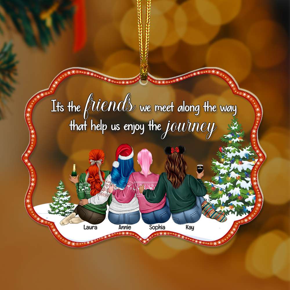 Personalized Gifts For Friends Ornament Christmas 02XQLU300924TM - Image 4