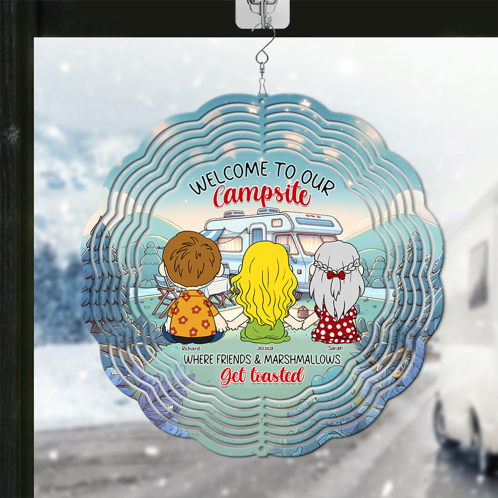 Alternative view of Personalized Gifts For Friends Wind Spinner 03kaqn241224hg