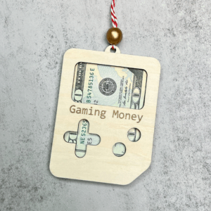 Alternative view of Personalized Gifts For Game Lovers Christmas Money Holder Ornament 52acxx280824