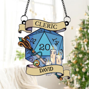 Alternative view of Personalized Gifts For Gamers Acrylic Suncatcher Ornament 05NATN060924