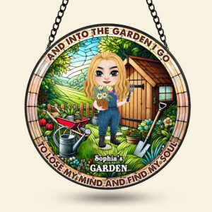 Alternative view of Personalized Gifts For Gardener Stained Glass, Gardening & Plants Lover 01qhti251224
