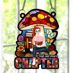 Personalized Gifts For Girl Book Lover Suncatcher Ornament 02xqqn251224pa