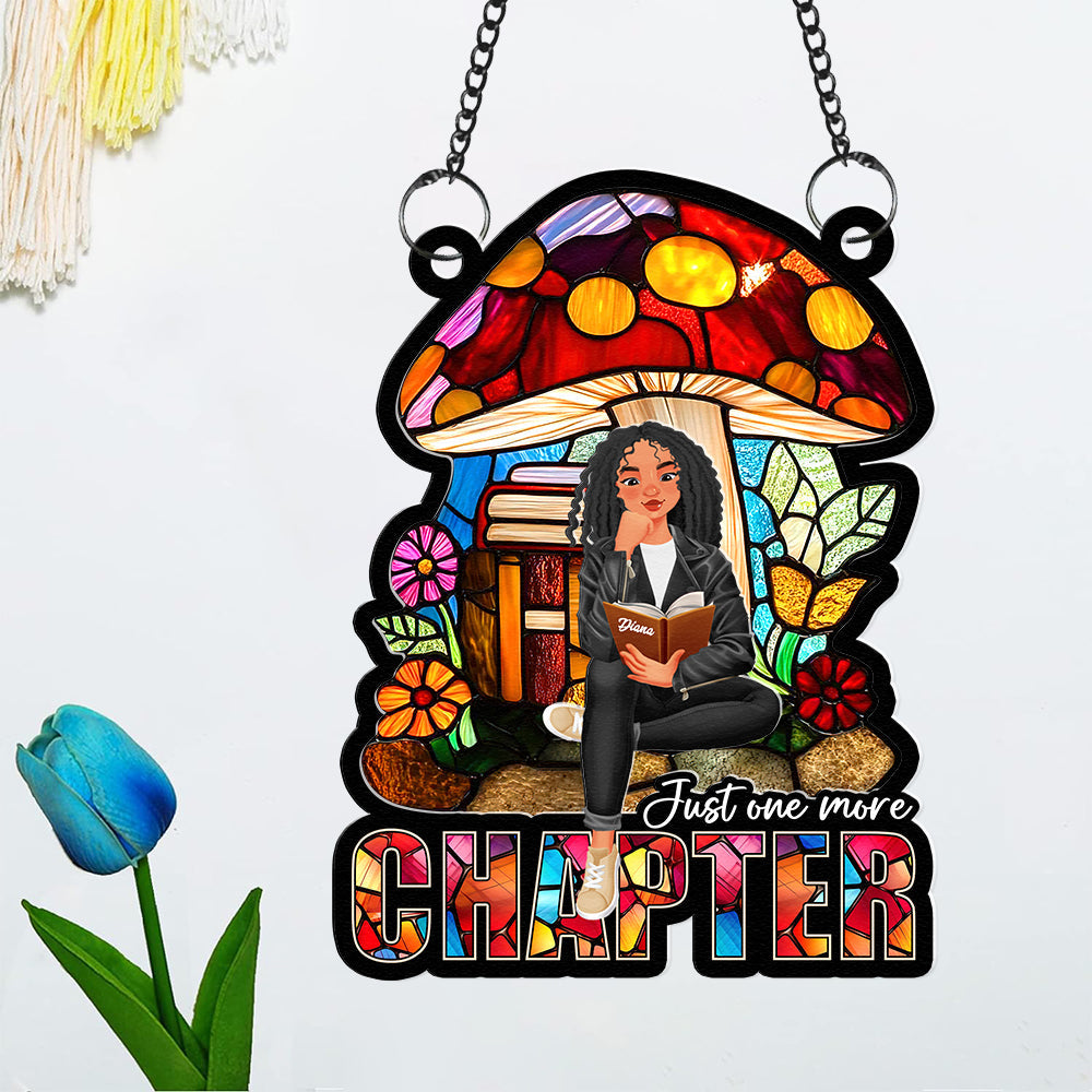 Personalized Gifts For Girl Book Lover Suncatcher Ornament 02xqqn251224pa - Image 3