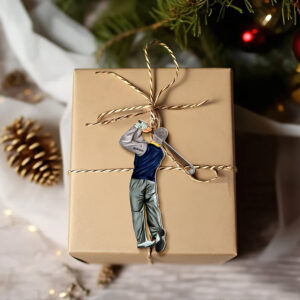 Alternative view of Personalized Gifts For Golf Lovers Acrylic Ornament 05acqn111124tm