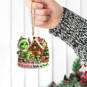 Alternative view of Personalized Gifts For Grandma Acrylic Ornament, My Grandkids Stole My Heart 04tgdt221124