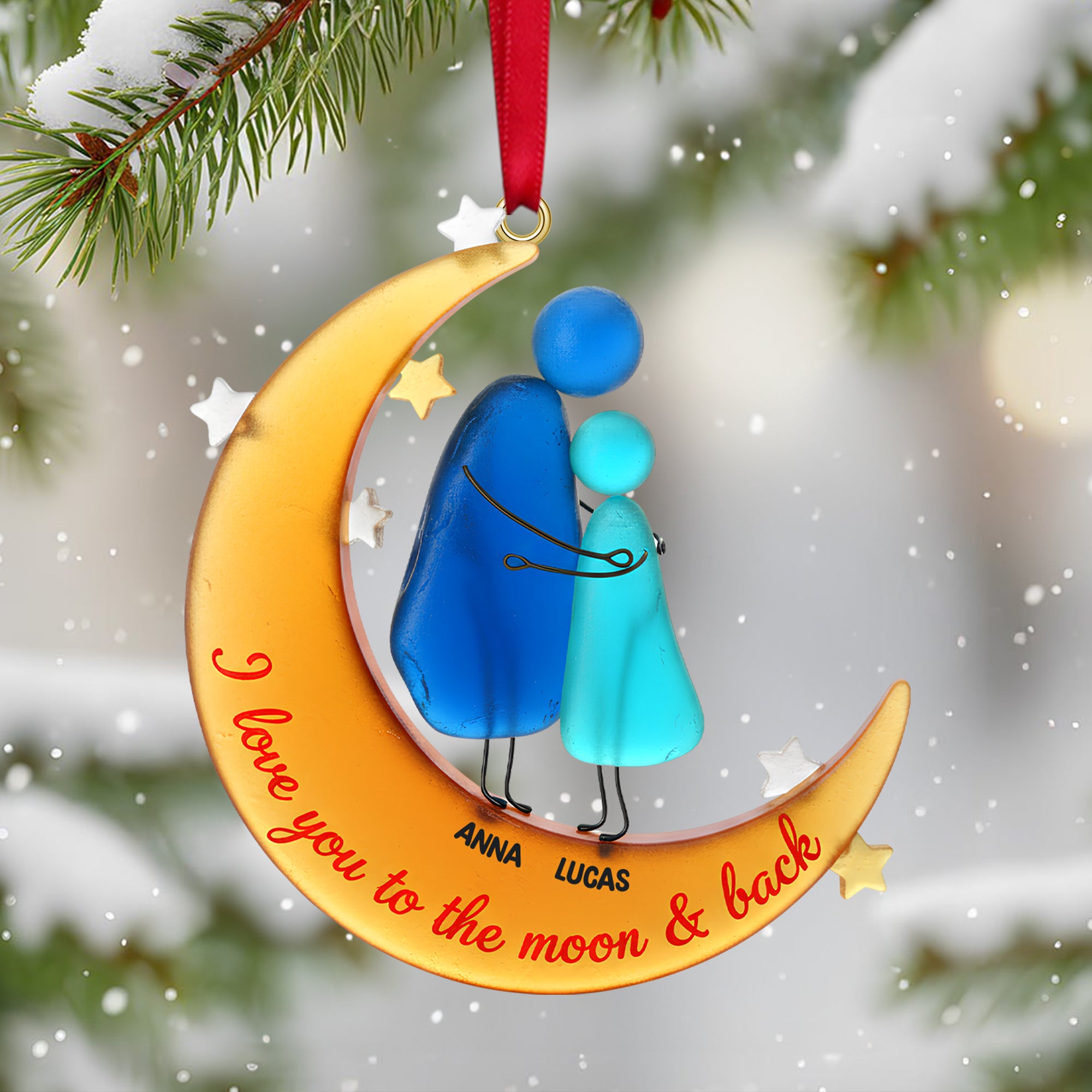 Alternative view of Personalized Gifts For Grandma Christmas Ornament 06natn221025