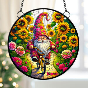 Personalized Gifts For Grandma Suncatcher Ornament 01acdt290824
